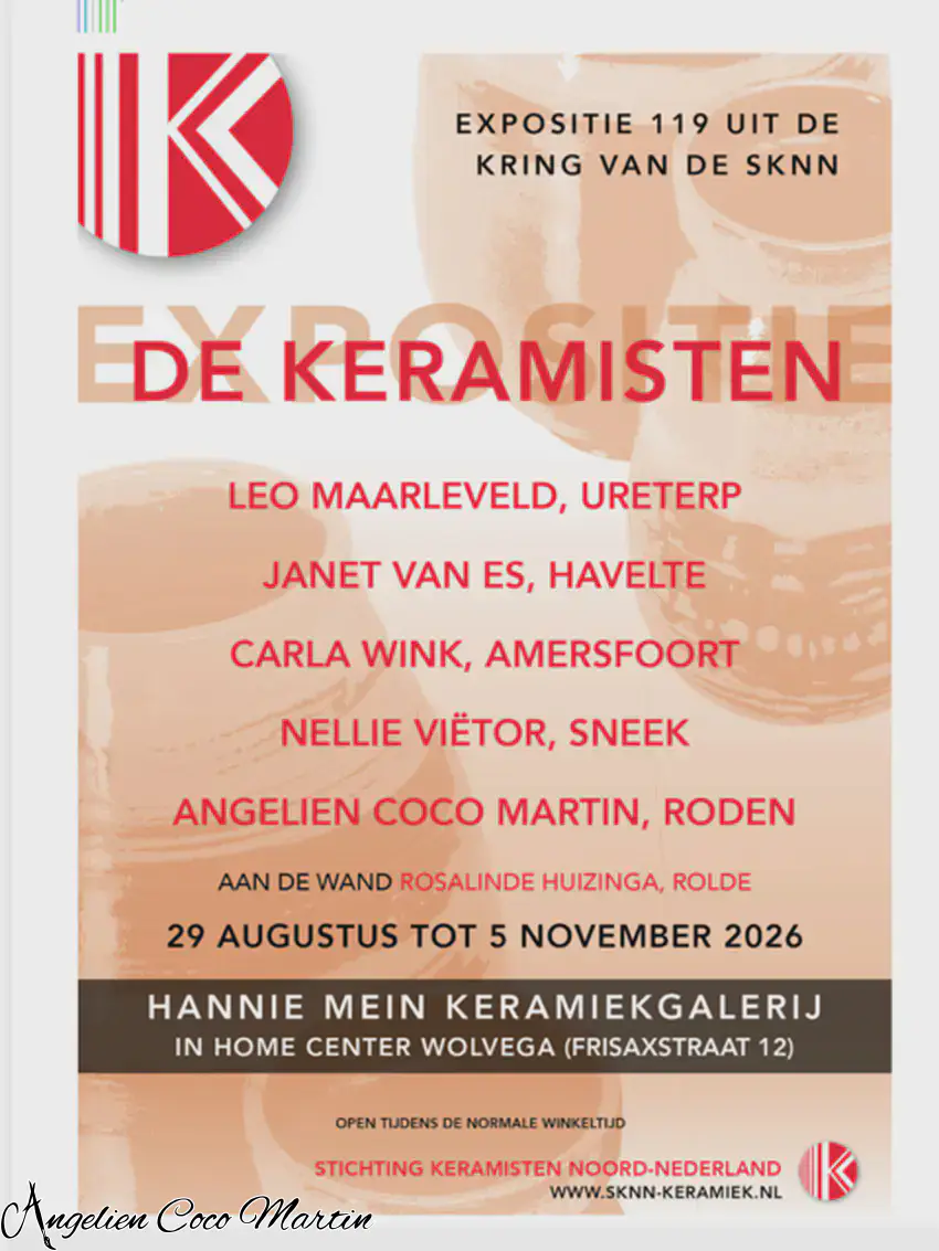 Expositie 119 van de Stichting Keramisten Noord Nederland